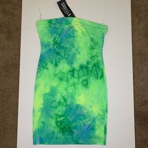 Sorella tie dye mini dress